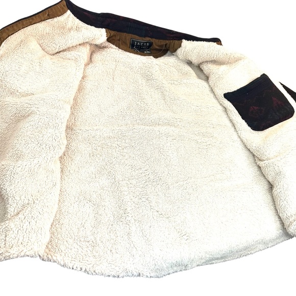 Jachs Men's Wool Blend Sherpa Lined Flannel Shirt Jacket Size: XXL NWOT - Picture 9 of 13